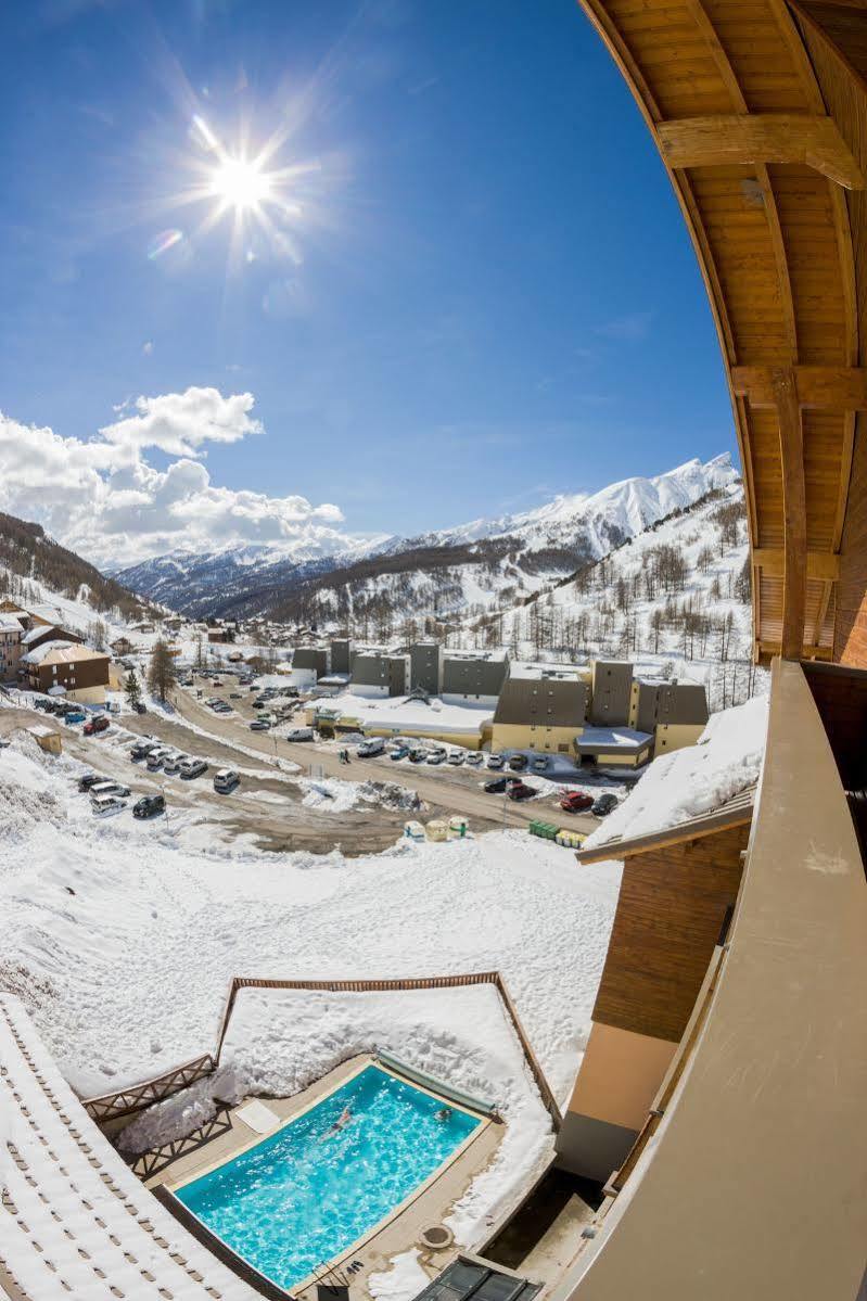 Residence Les Balcons Du Soleil Allos Bagian luar foto